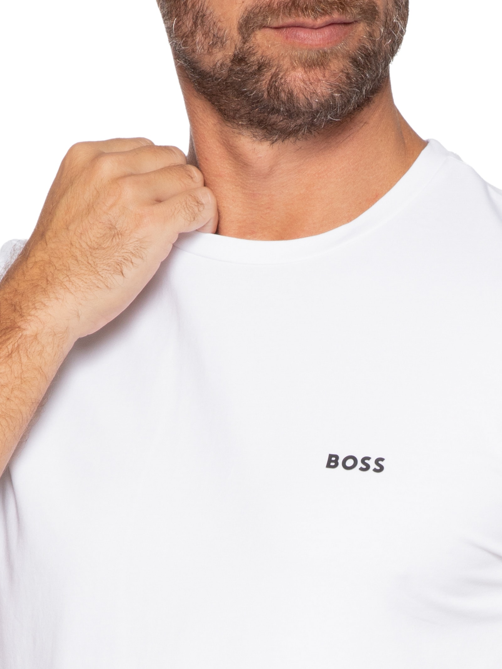 Kit Camiseta Masculina T-Shirt 2-Pack Preto Boss