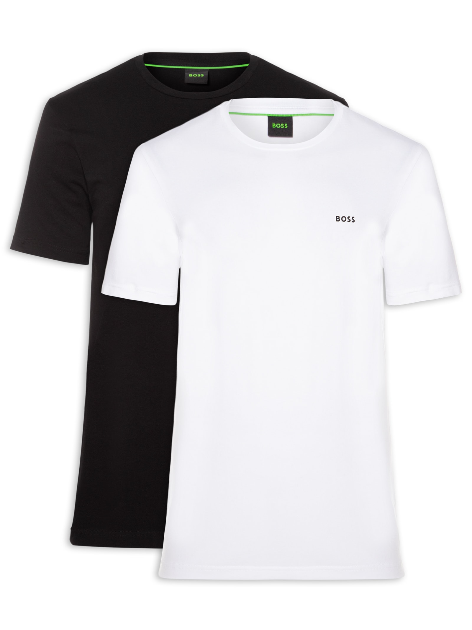 Kit Camiseta Masculina T-Shirt 2-Pack Preto Boss