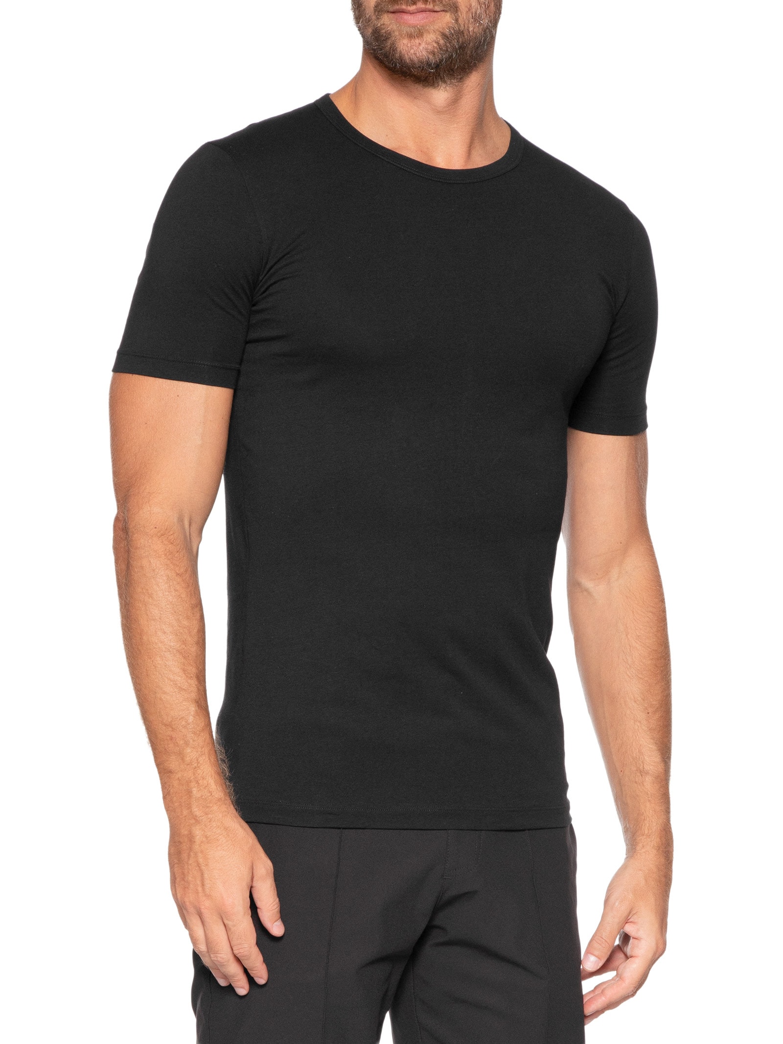 Kit Camiseta Masculina Tshirtrn 2 Peças Modern Preto Boss