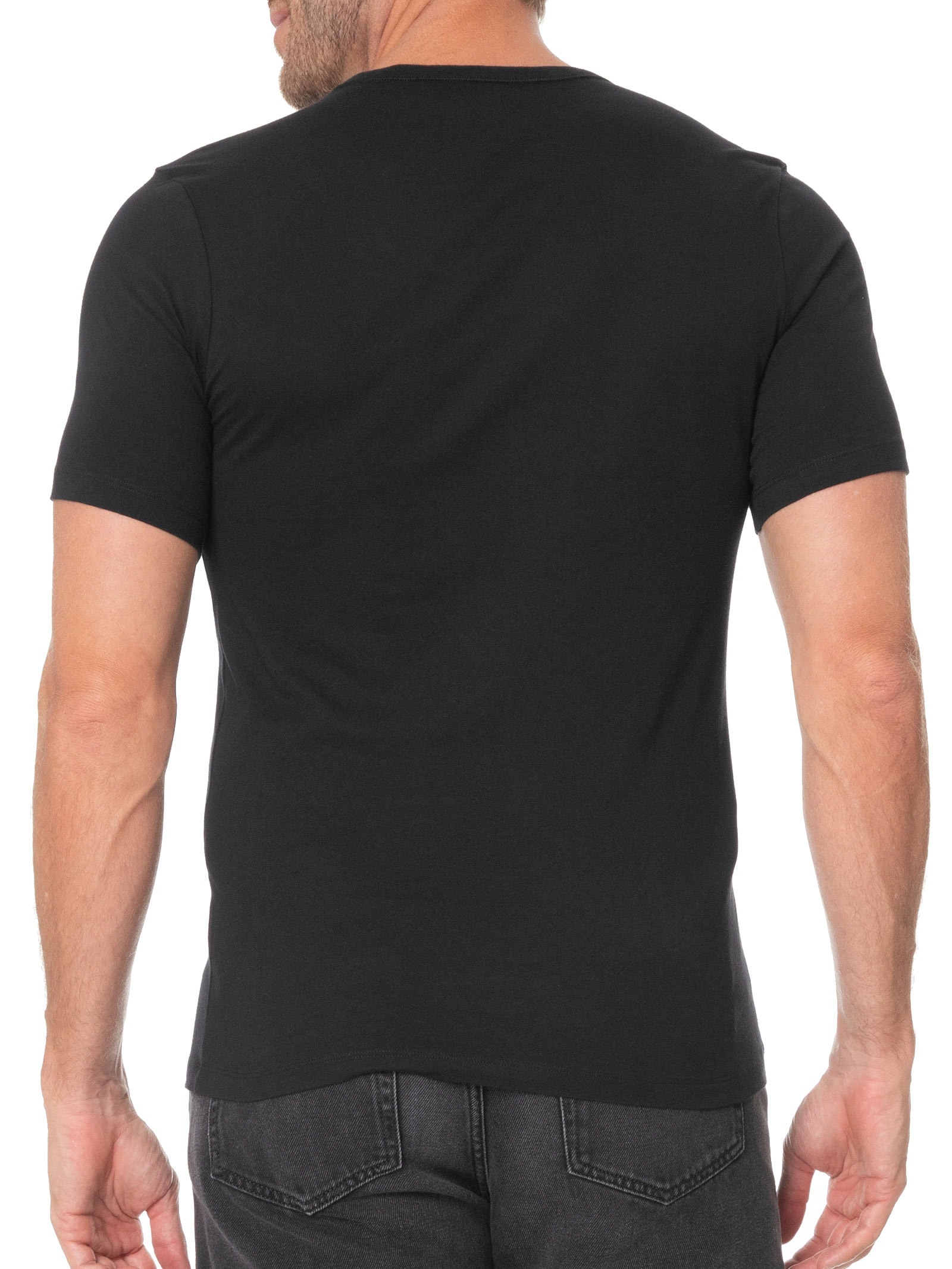 Kit Camisetas Masculina Rn Triplet Preto Boss