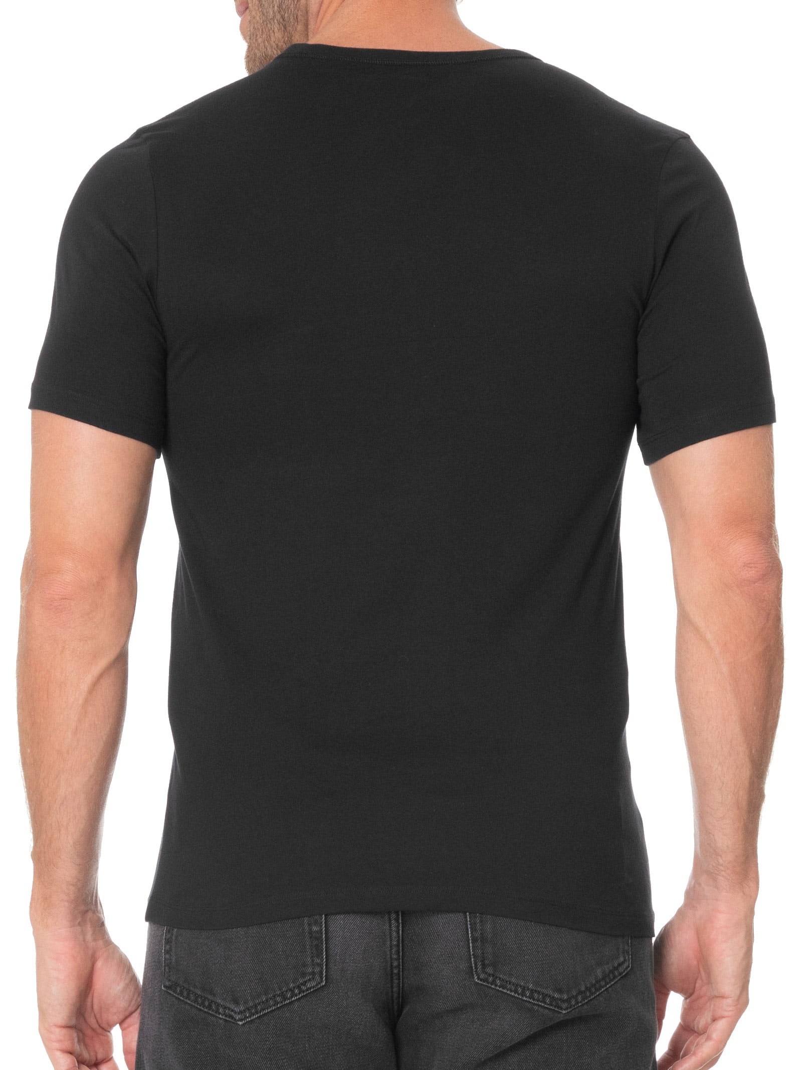 Kit Camisetas Masculina Rn Triplet Preto Boss