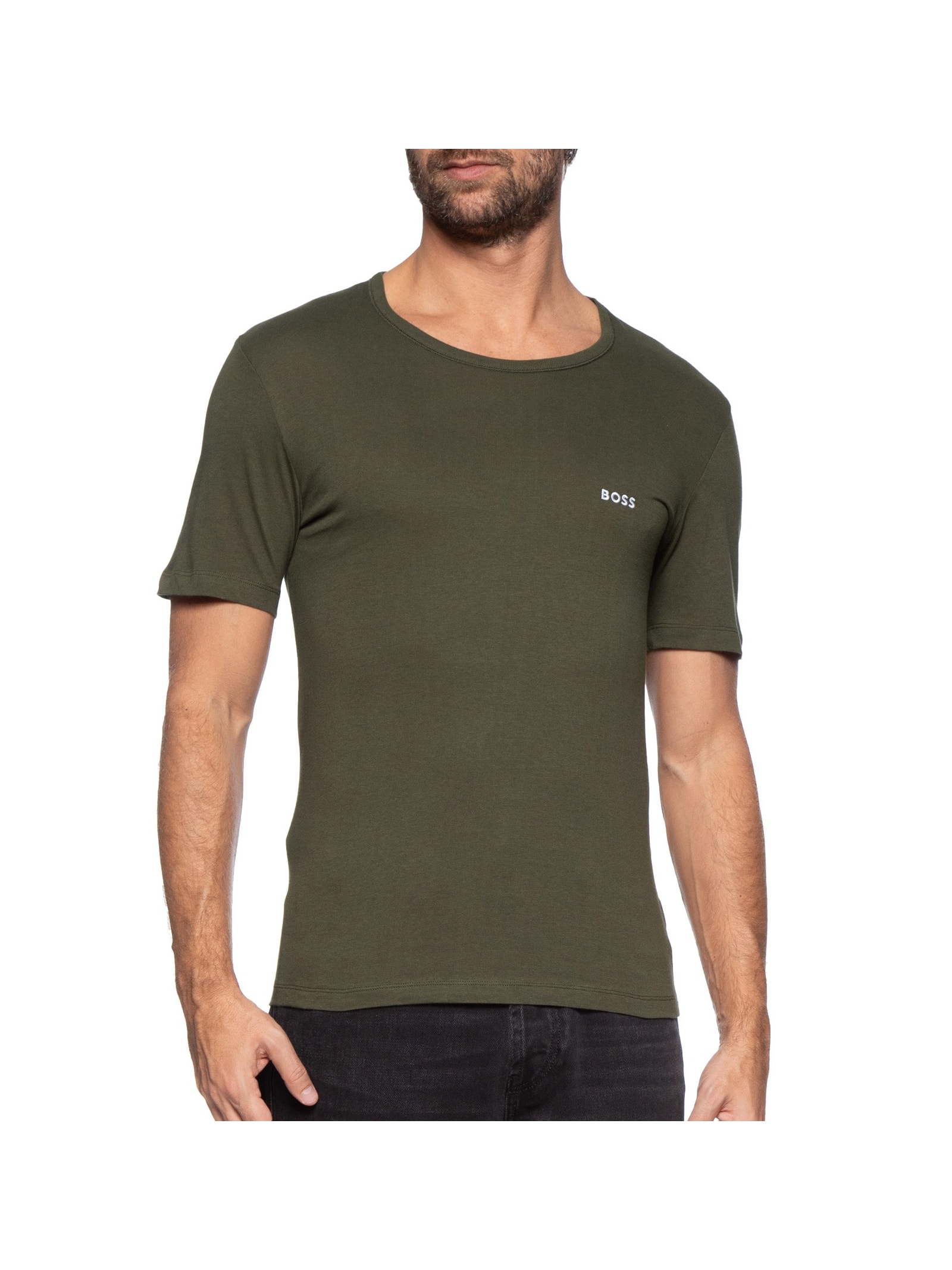 Kit Camisetas Masculina Tshirtrn 3p Classic Preto Boss