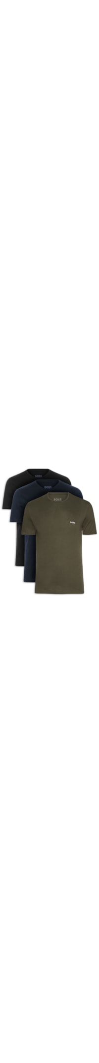 Kit Camisetas Masculina Tshirtrn 3p Classic - Preto
