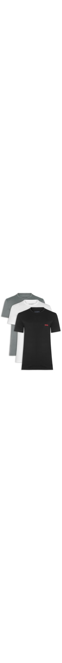 Kit Camisetas Masculinas 3 Peças Rn Triplet