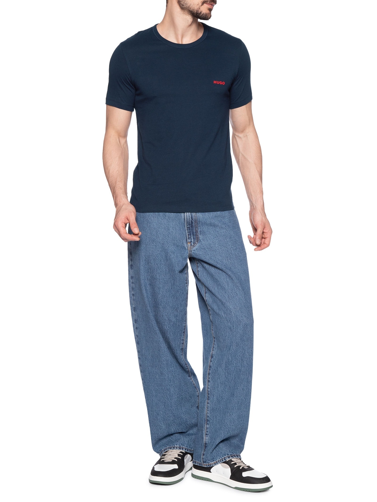 Kit Camisetas Masculinas 3 Peças Rn Triplet Hugo