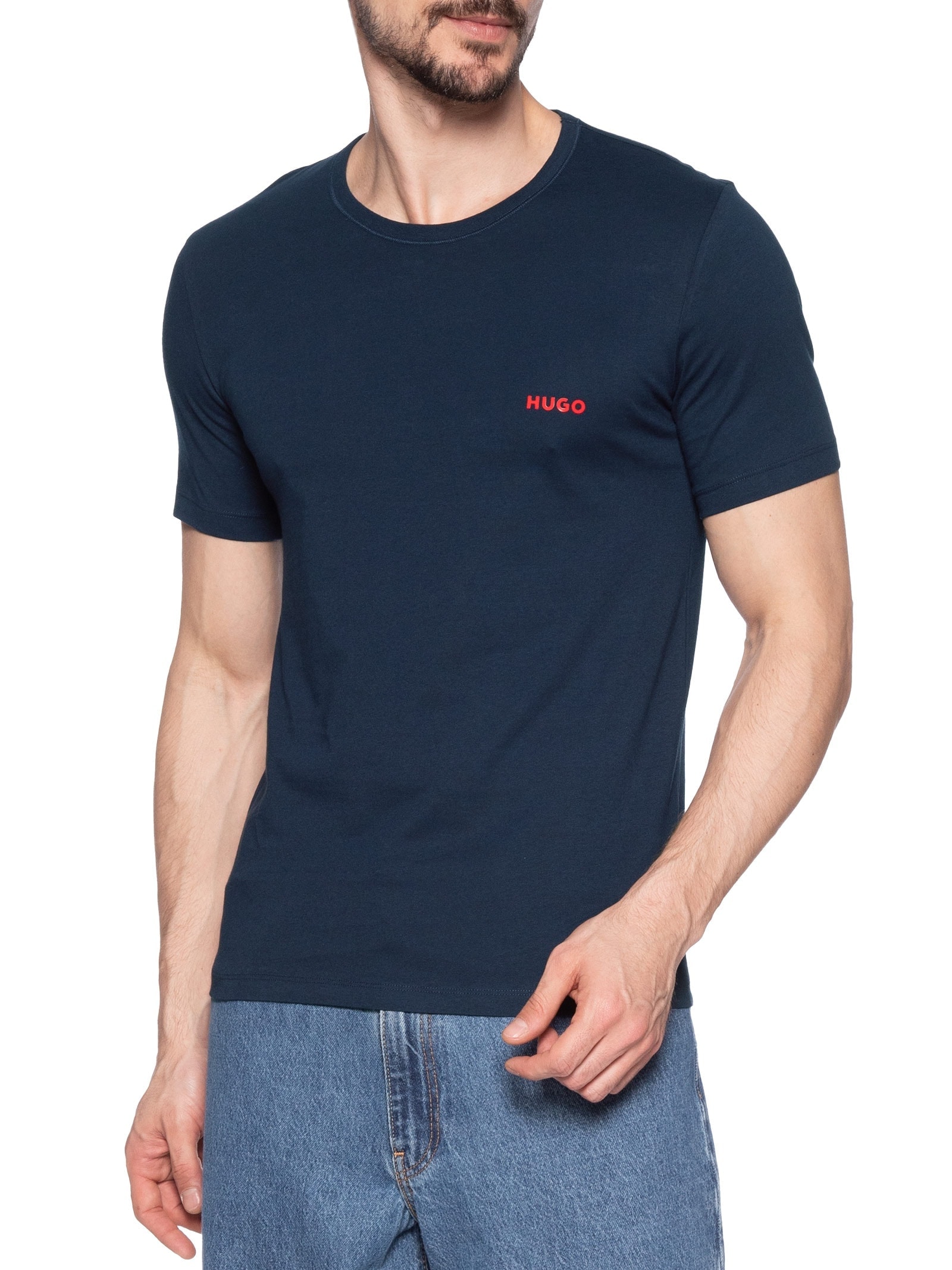 Kit Camisetas Masculinas 3 Peças Rn Triplet Hugo