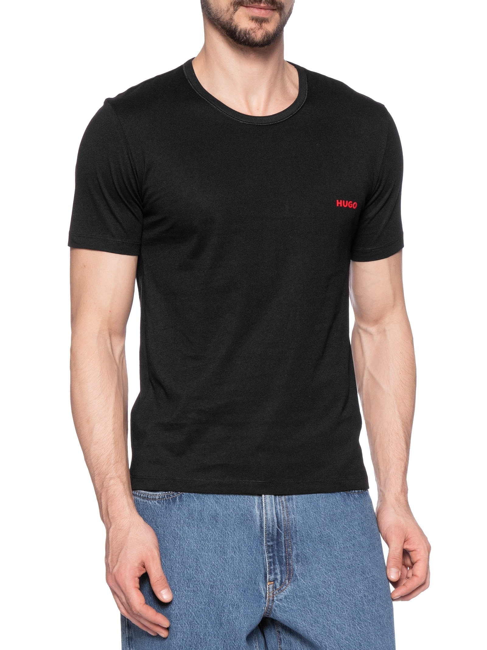 Kit Camisetas Masculinas 3 Peças Rn Triplet Hugo