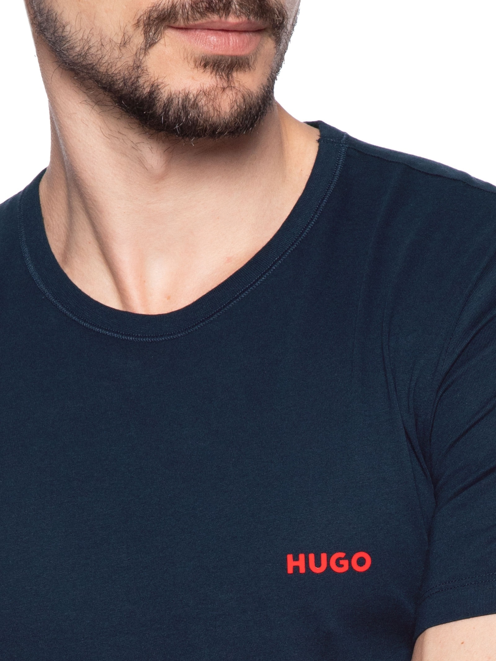 Kit Camisetas Masculinas 3 Peças Rn Triplet Hugo