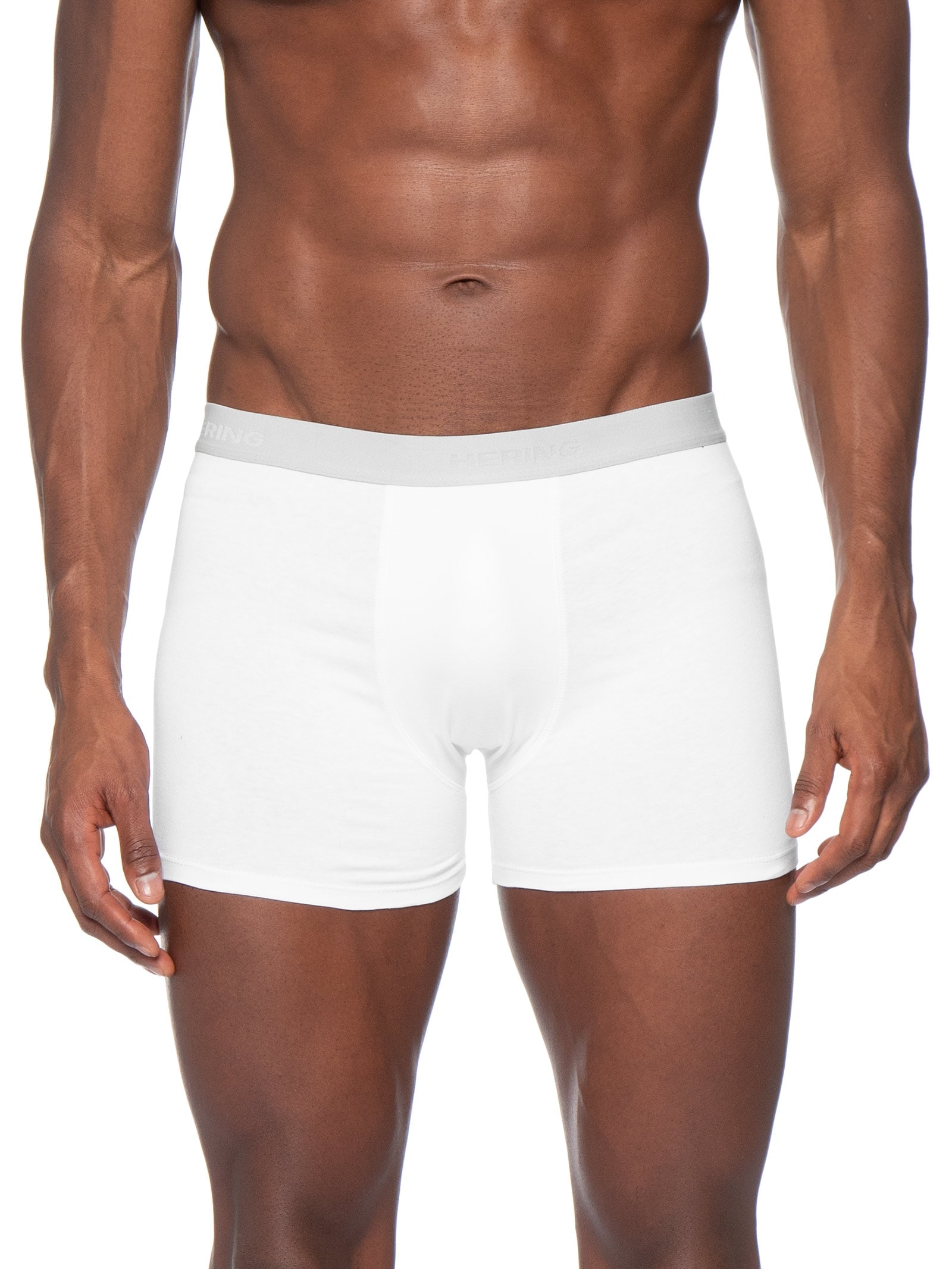Kit Com 10 Cuecas Boxer Em Algodão Branco Hering Intimates