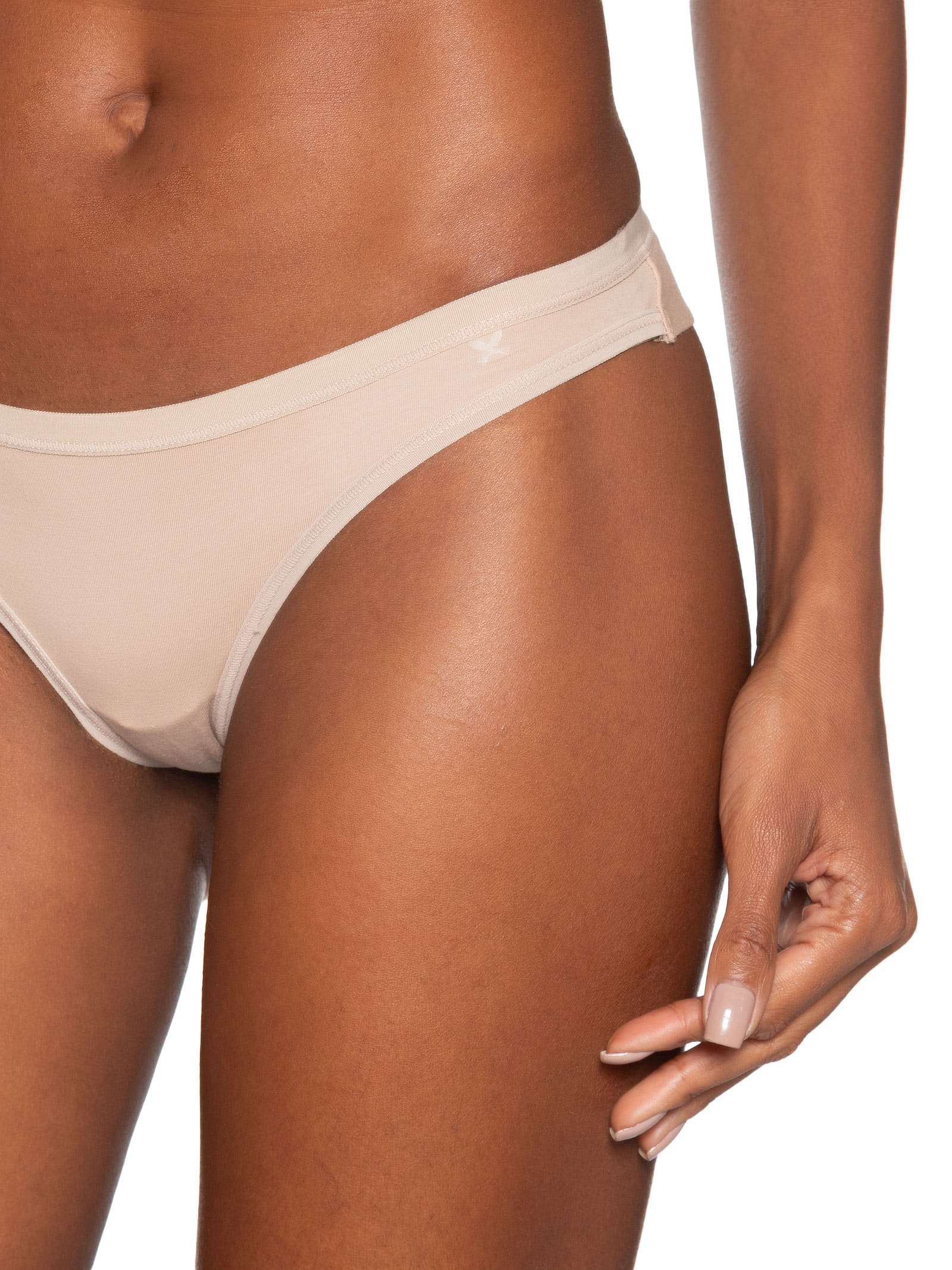 Kit Com 2 Calcinhas Fem Bege Hering Intimates