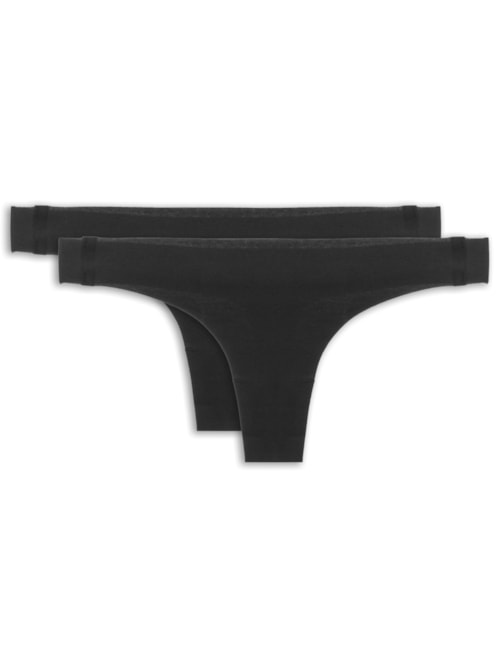 Kit Com 2 Calcinhas – Preto