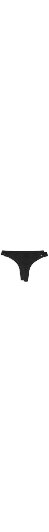 Kit Com 2 Calcinhas - Preto
