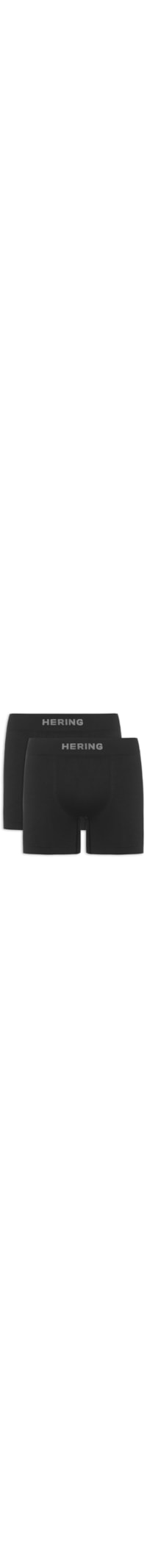 Kit Com 2 Cuecas Boxer Sem Costura - Preto