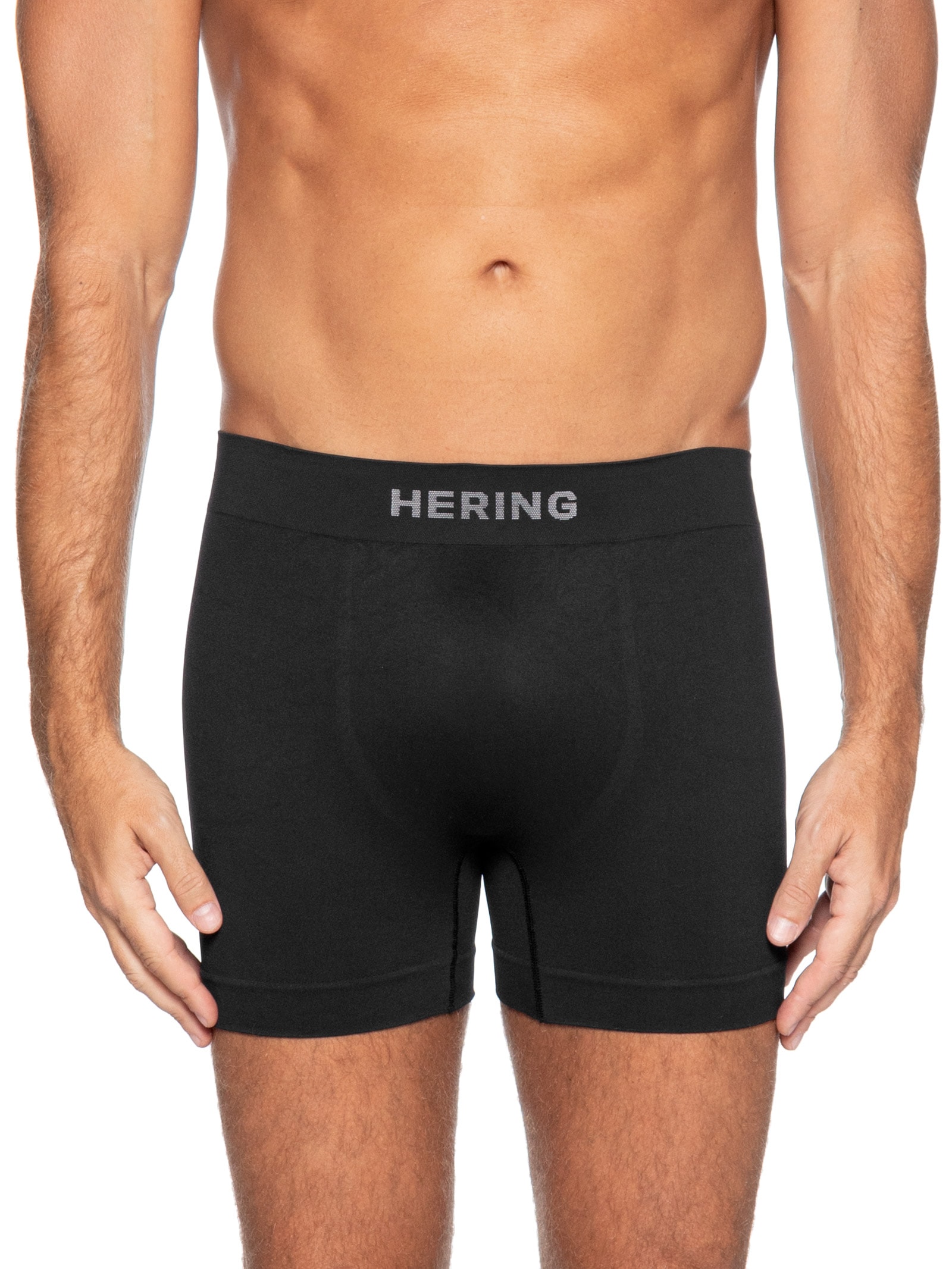 Kit Com 2 Cuecas Boxer Sem Costura Preto Hering Intimates