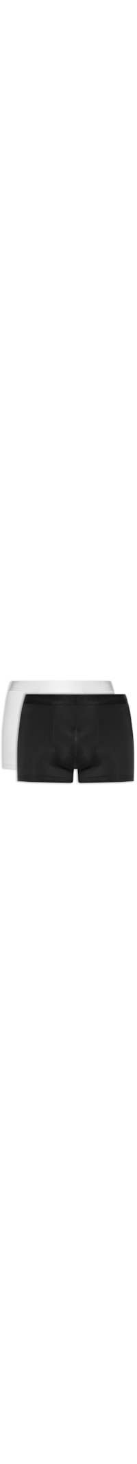 Kit Com 2 Cuecas Boxer Tech - Branco