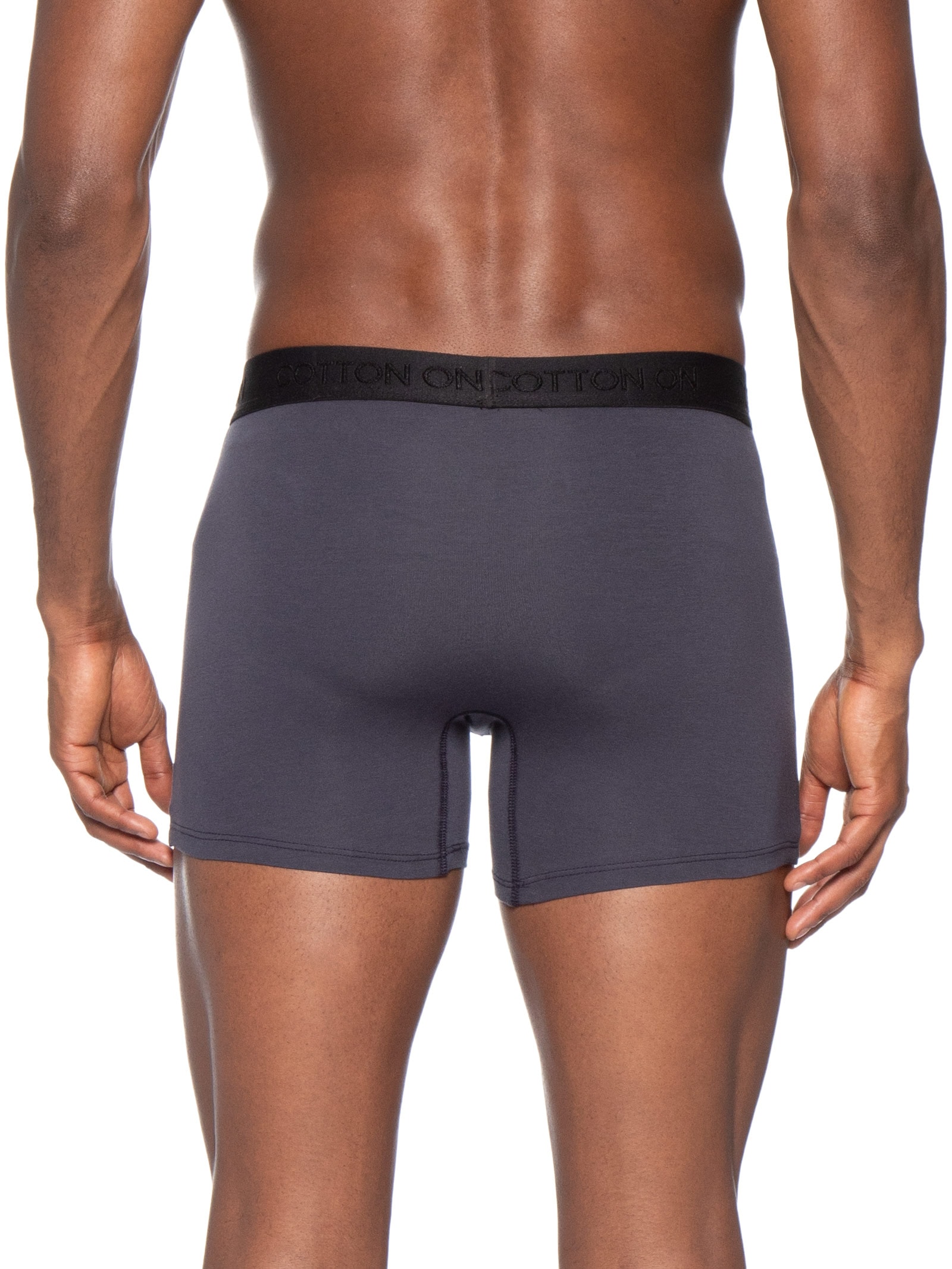 Kit Com 3 Cuecas Boxer Azul Cotton On