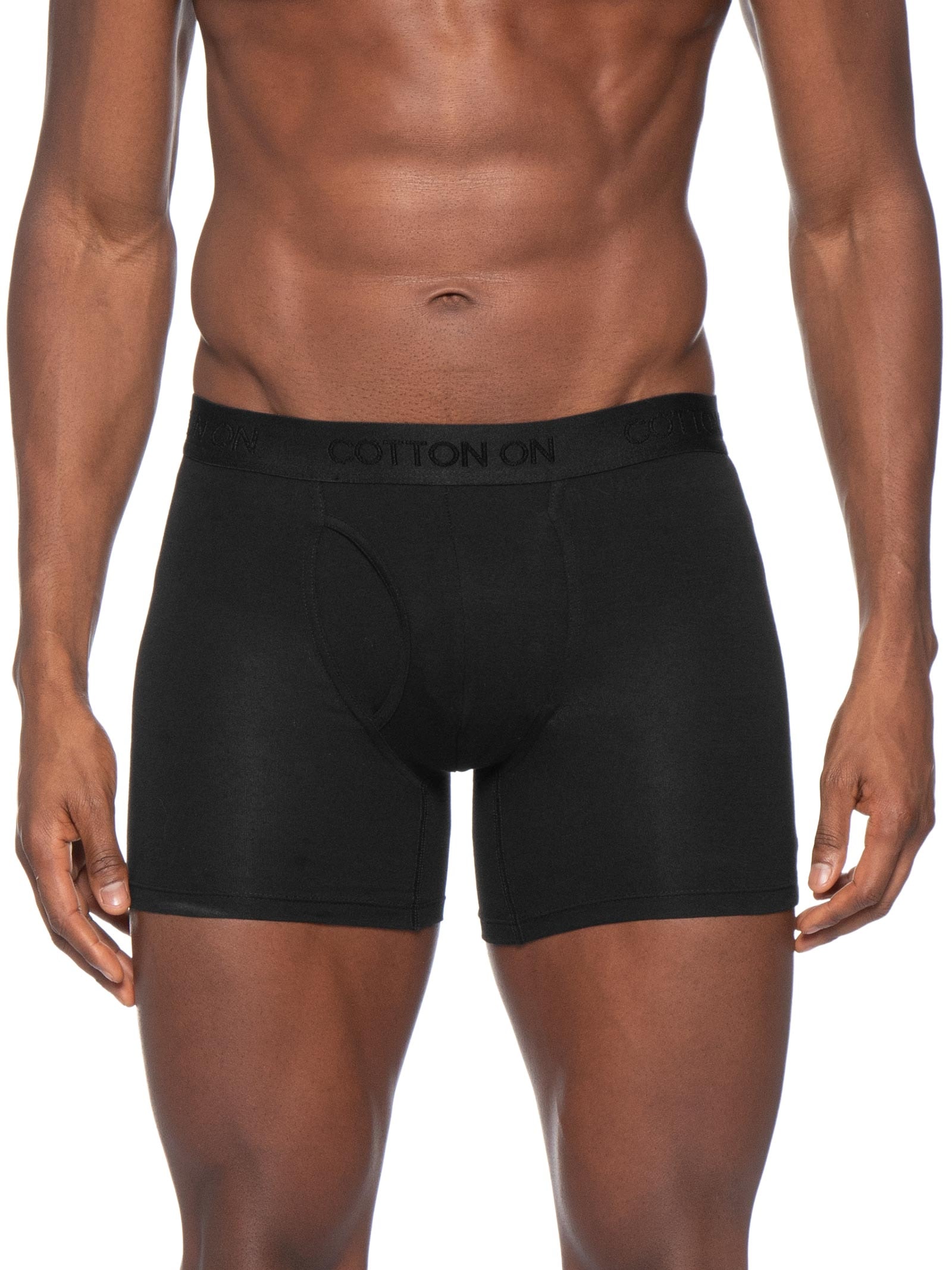 Kit Com 3 Cuecas Boxer Azul Cotton On