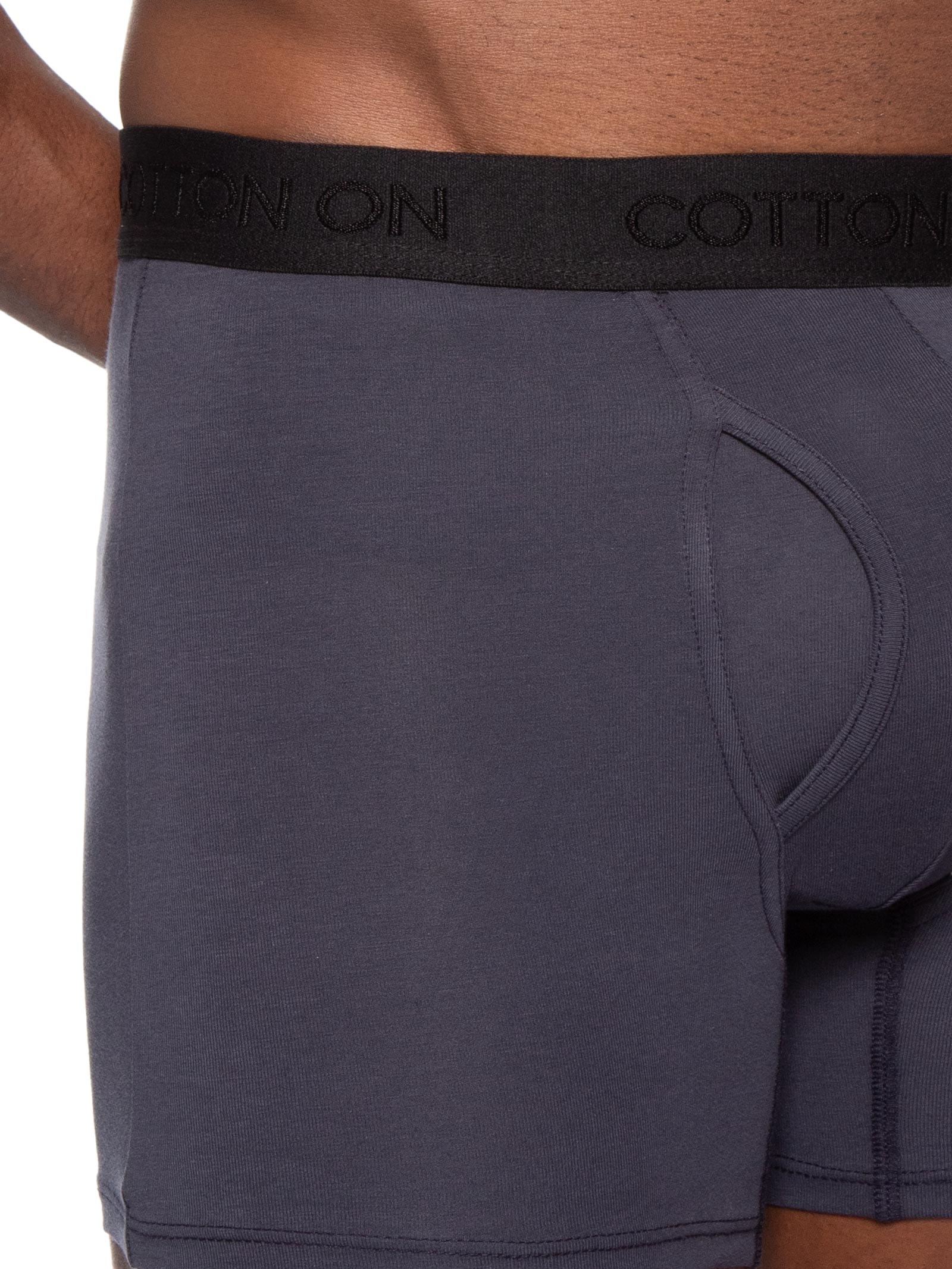Kit Com 3 Cuecas Boxer Azul Cotton On