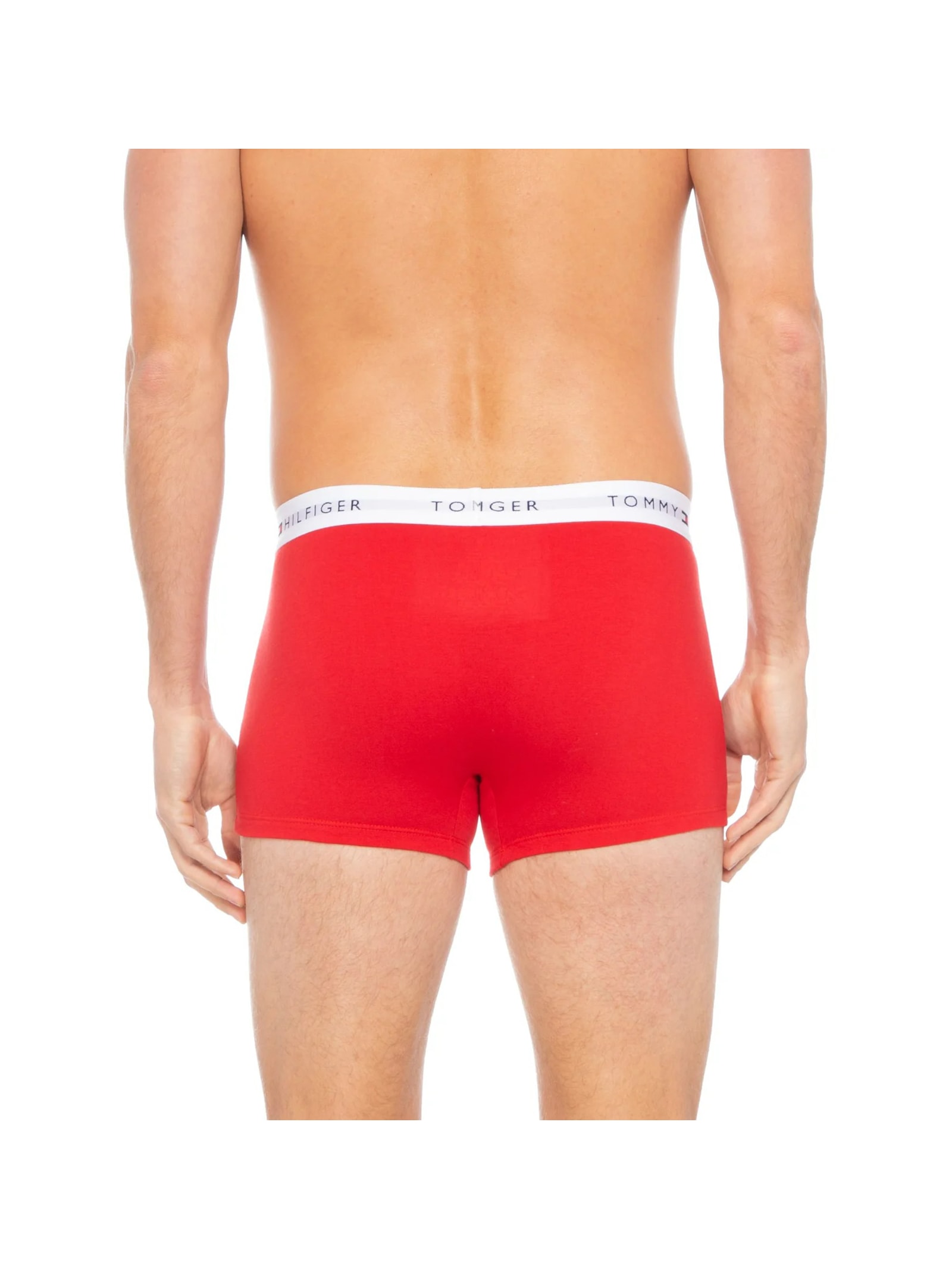 Kit com 3 Cuecas Boxer Cinza Tommy Hilfiger