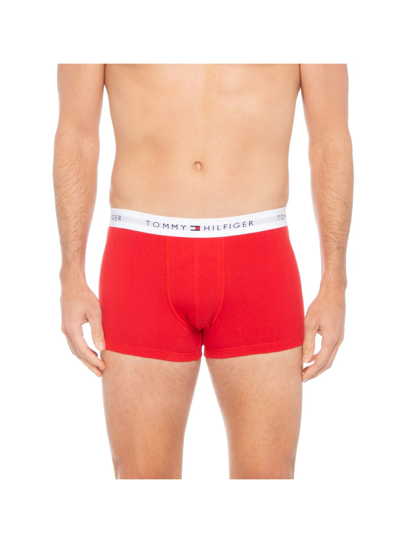 Kit com 3 Cuecas Boxer Cinza Tommy Hilfiger