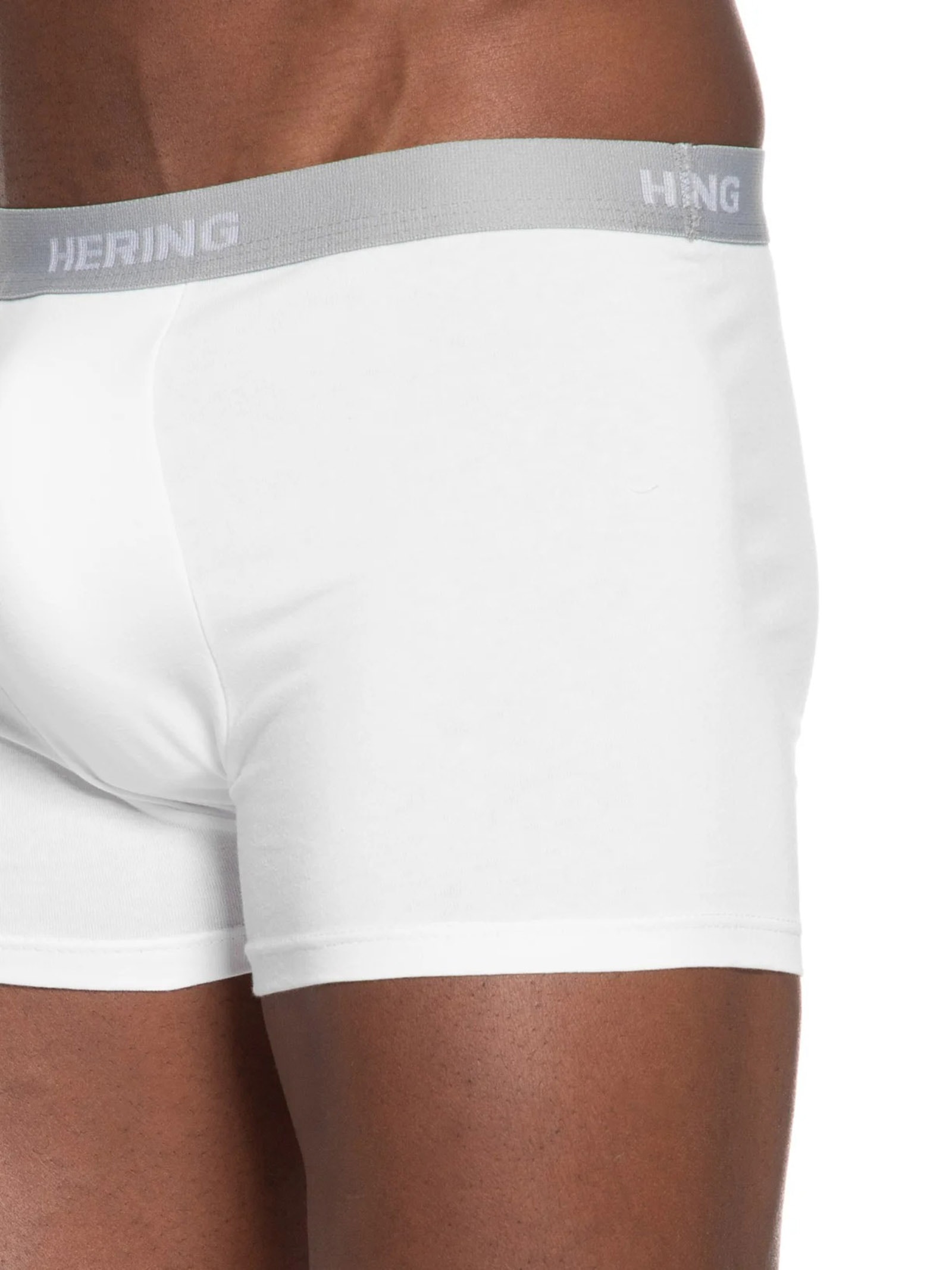 Kit Com 5 Cuecas Boxer Branco Hering Intimates