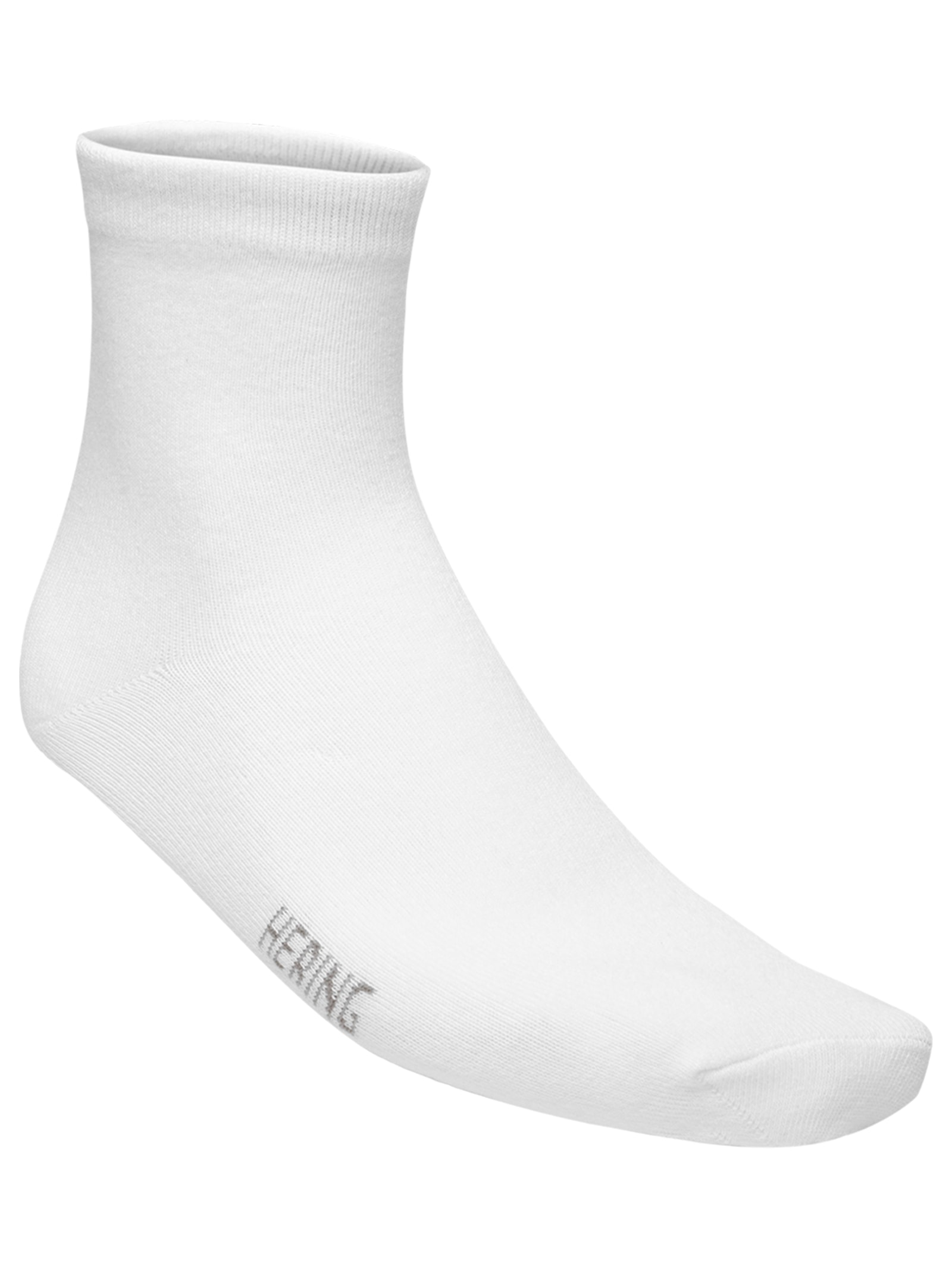 Kit Com 5 Meias Masculinas Tradicionais Cano Médio Cinza Hering Intimates