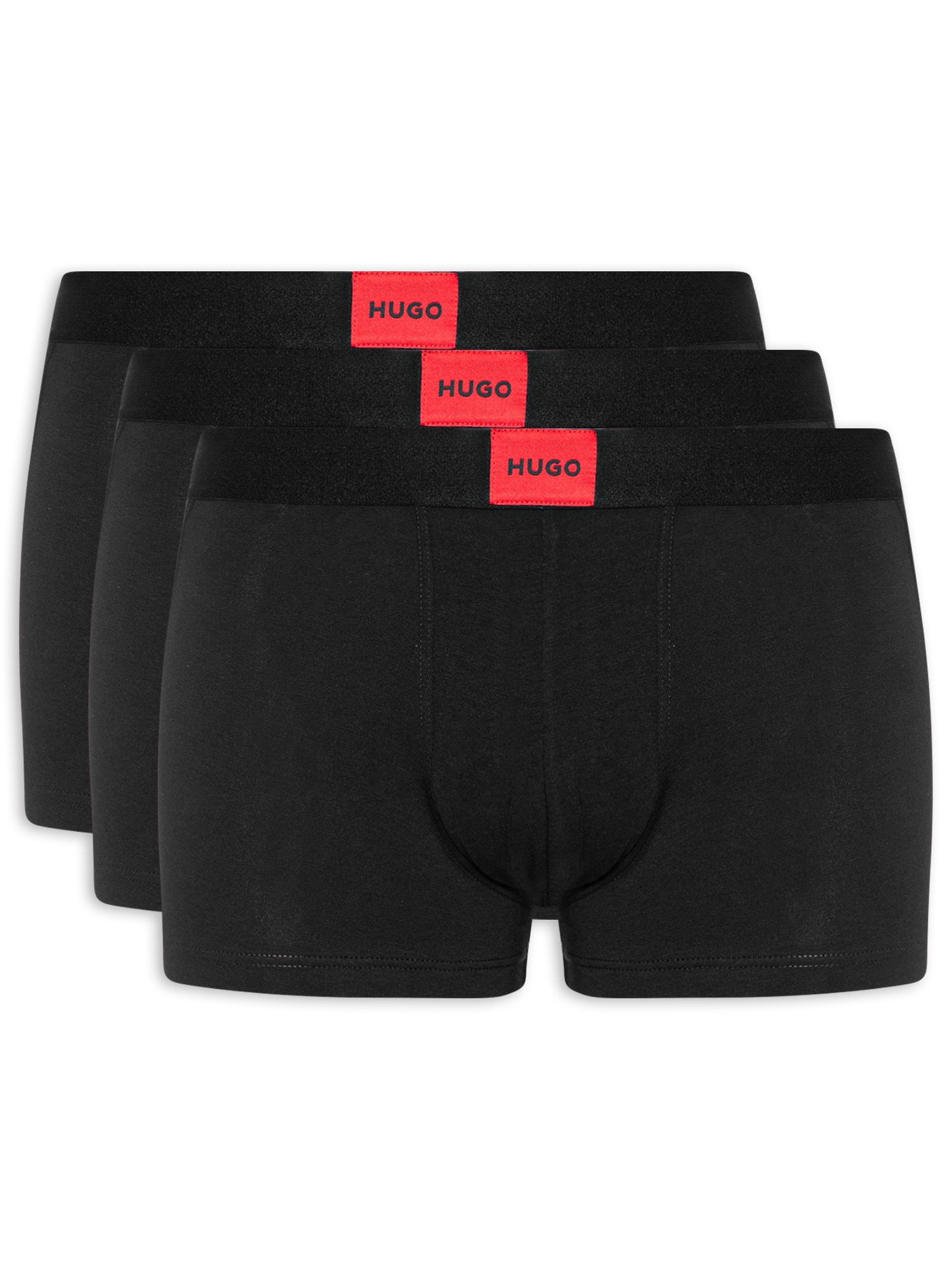 Kit Cueca 3 Peças Trunk Triplet Glaxy Preto Hugo