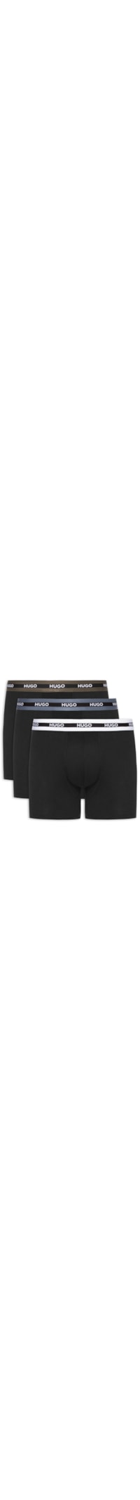 Kit Cueca 3p Boxer Briefs Tripl Planet - Preto