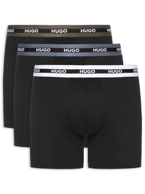 Kit Cueca 3p Boxer Briefs Tripl Planet – Preto