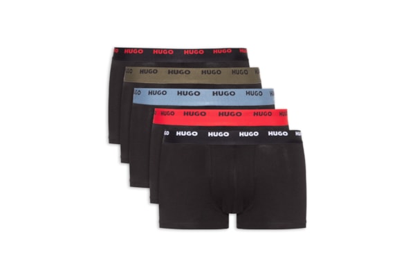 Kit Cueca 5 Peças Trunk Five Pack - Preto