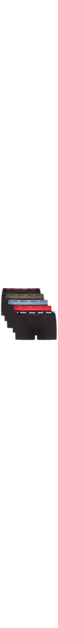 Kit Cueca 5 Peças Trunk Five Pack - Preto