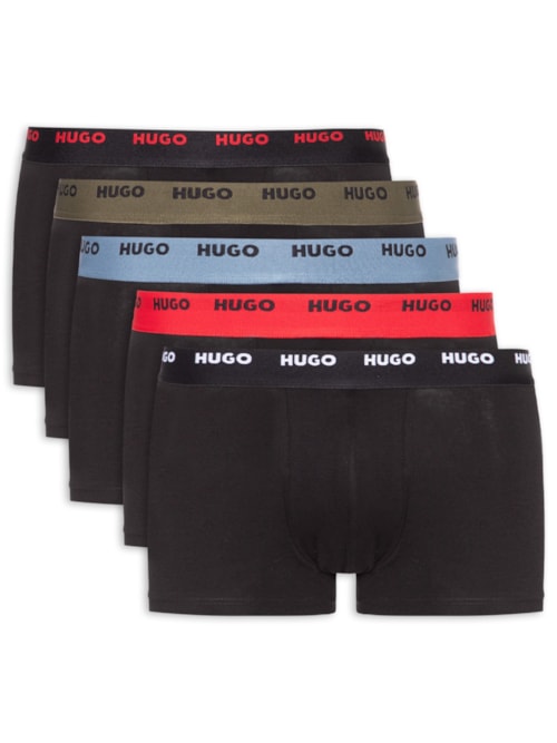 Kit Cueca 5 Peças Trunk Five Pack - Preto