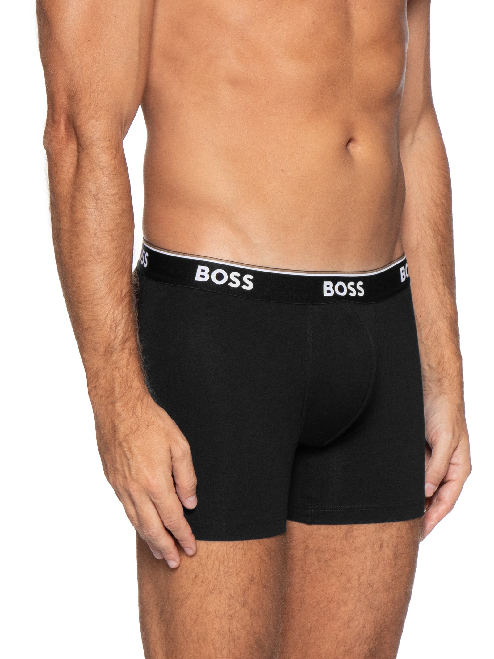 Kit Cueca Boxer Br Power 3p Preto Boss