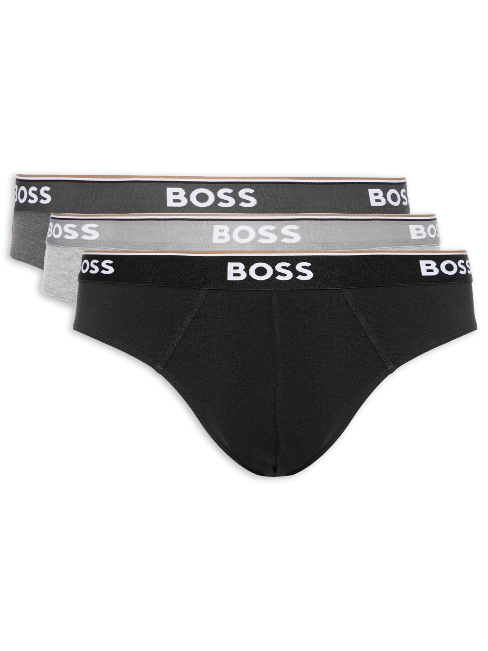 Kit Cueca Brief 3 Peças Power Boss