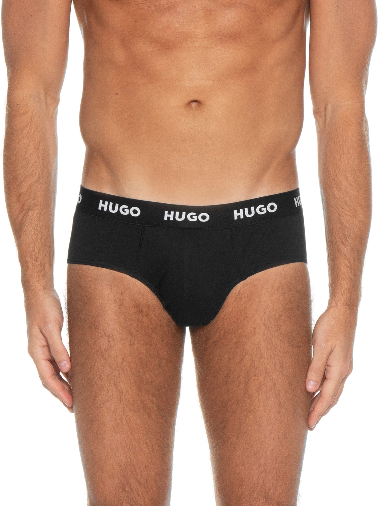 Kit Cueca Slip Hipbrief Tripletpack Preto Hugo