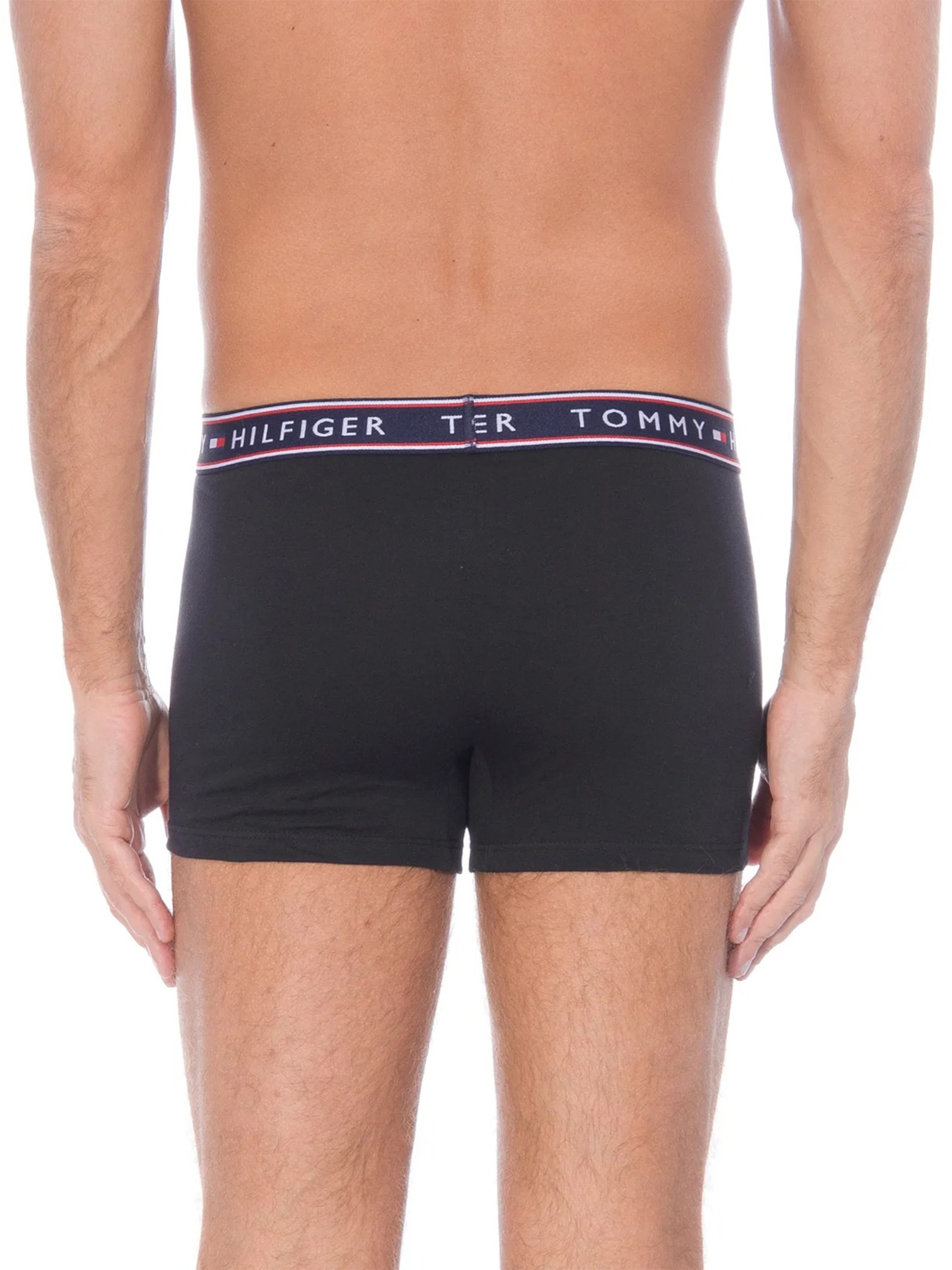 Kit Cueca Stretch Trunk Preto Tommy Hilfiger