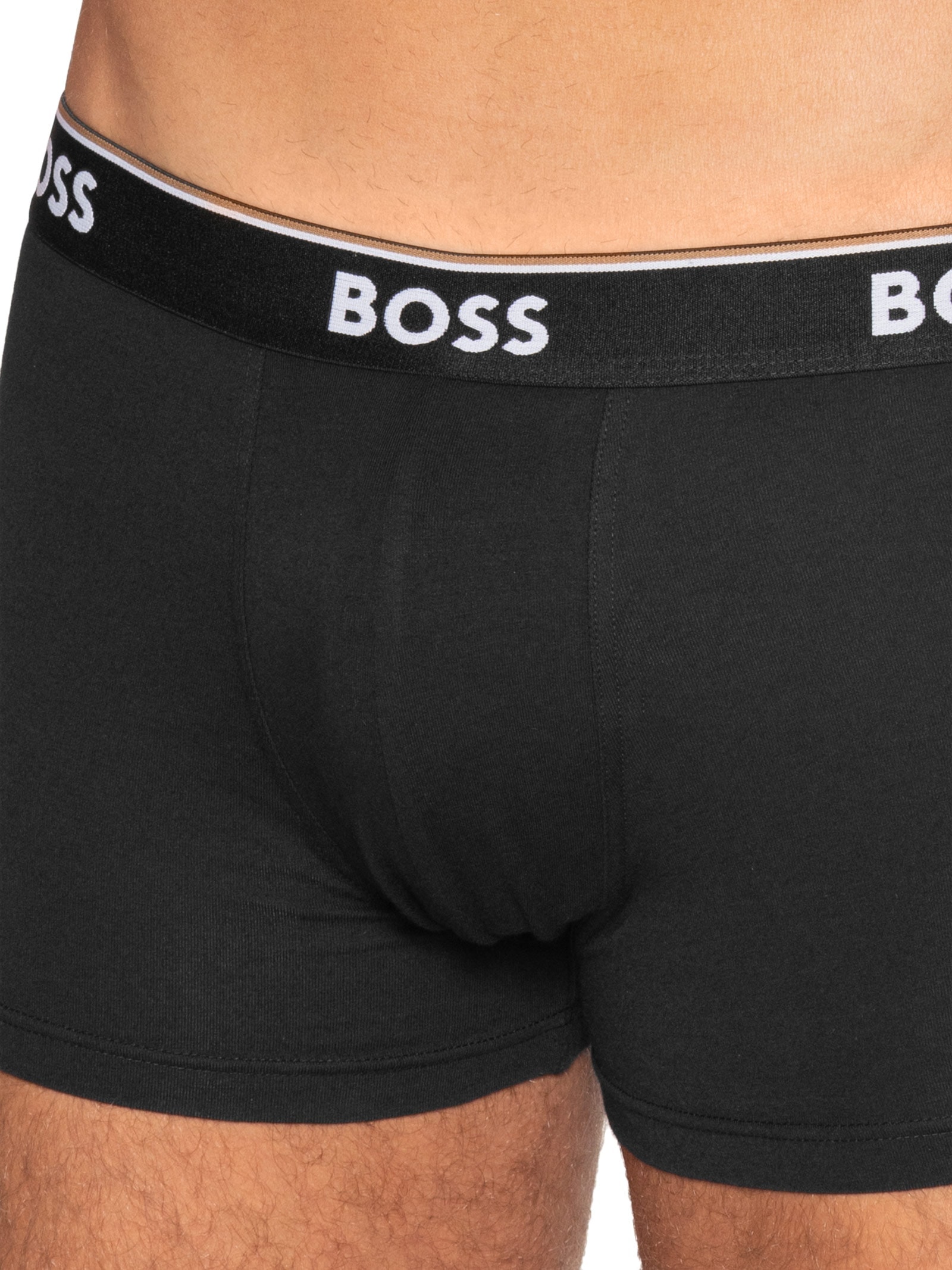 Kit Cueca Trunk 3 Peças Power Preto Boss