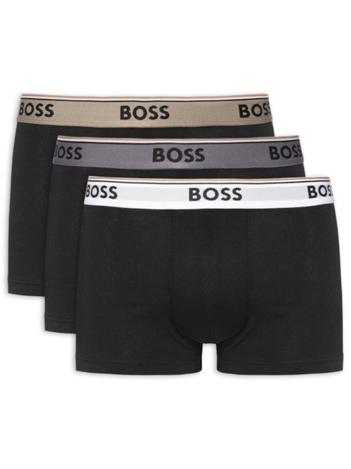 KIt Cueca Trunk 3 Peças Power - Preto