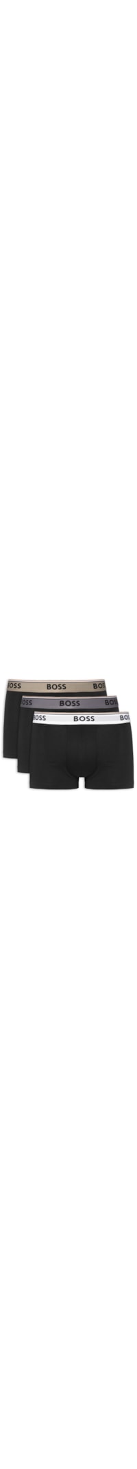 KIt Cueca Trunk 3 Peças Power - Preto