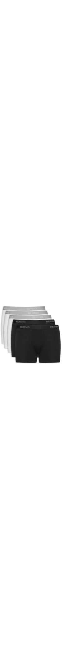 Kit Cuecas Boxer Masculinas 5 Peças - Branco