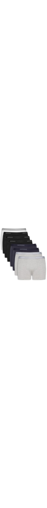 Kit Cuecas Boxer Masculinas 8 Peças - Branco