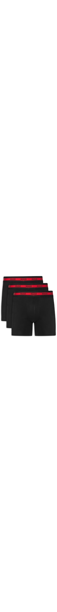 Kit Cuecas Boxer Triplet Planet Pack 3 Peças - Preto