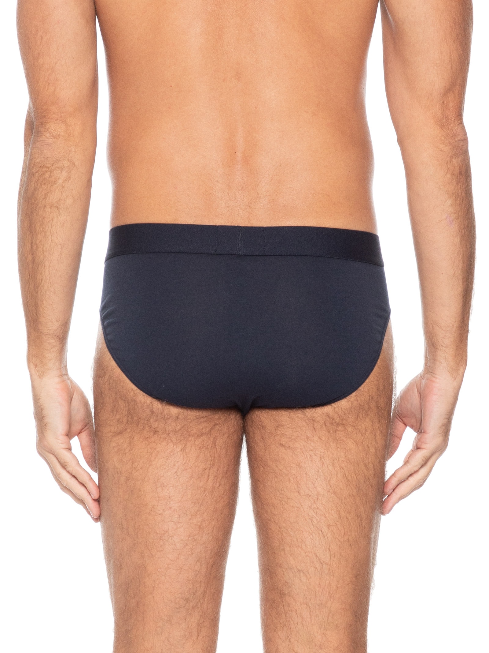 Kit Cuecas Slip Elástico EA Azul Emporio Armani Bodywear