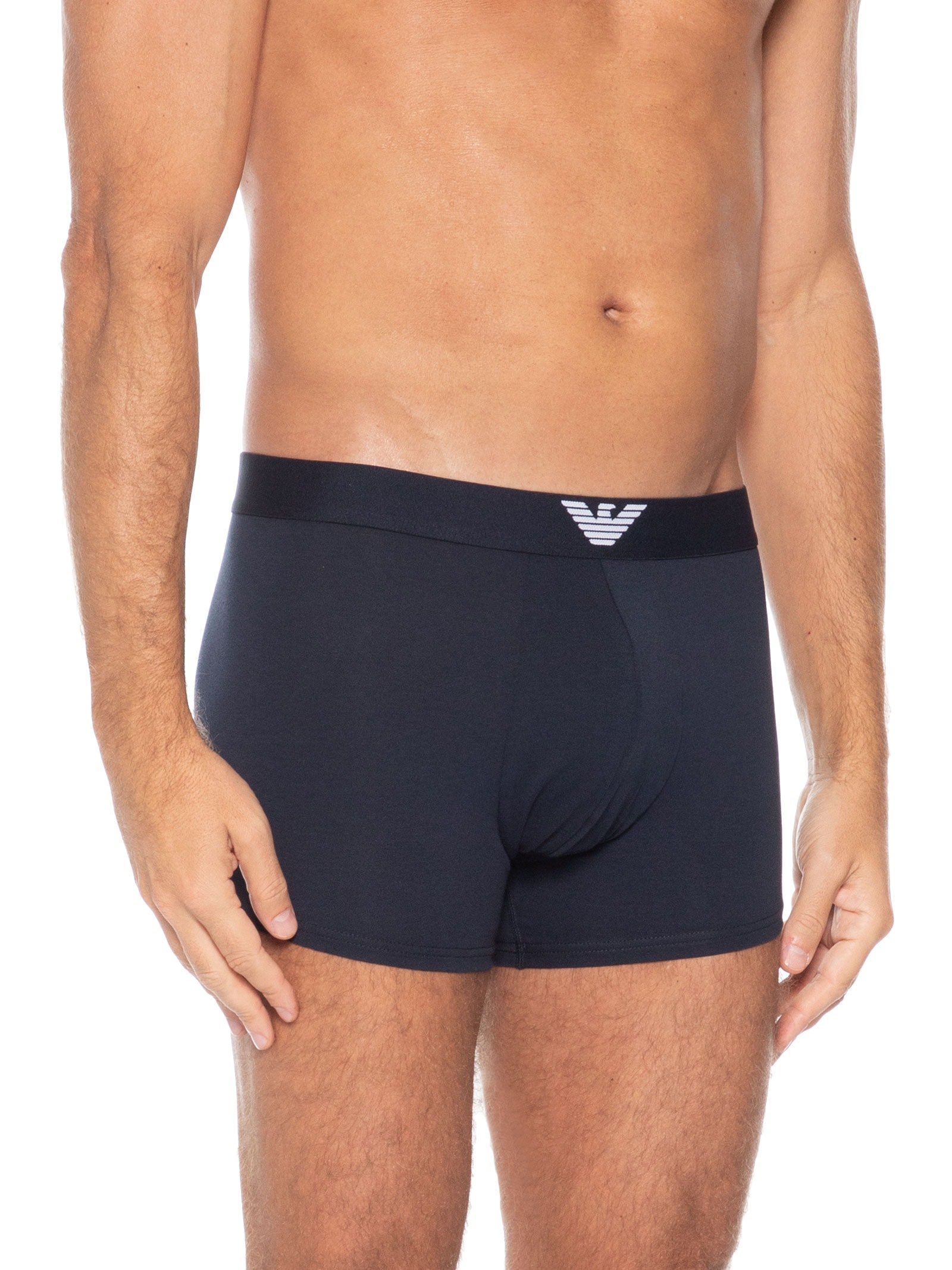Kit Cuecas Trunk Logo Águia Azul Emporio Armani Bodywear