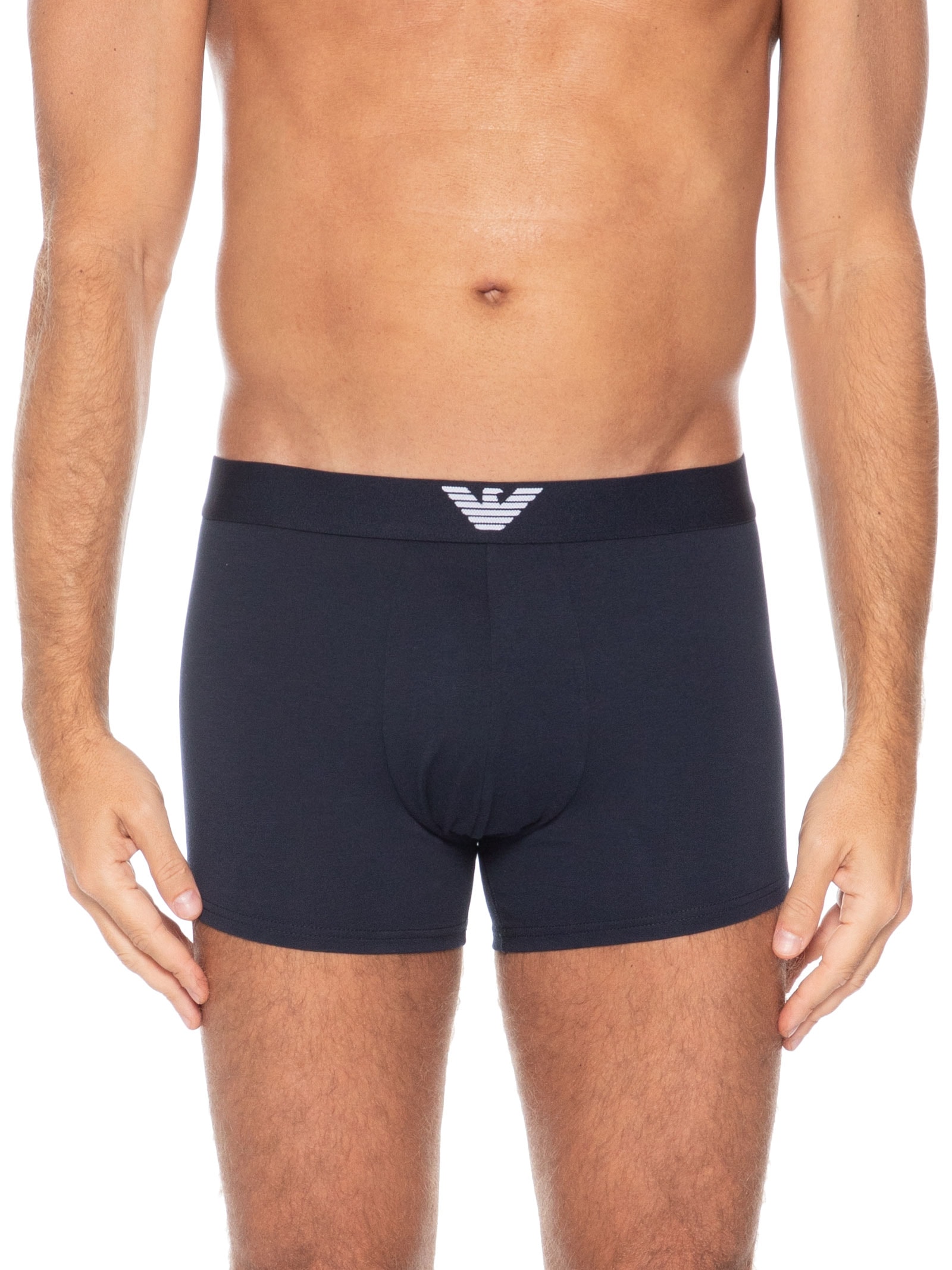 Kit Cuecas Trunk Logo Águia Azul Emporio Armani Bodywear