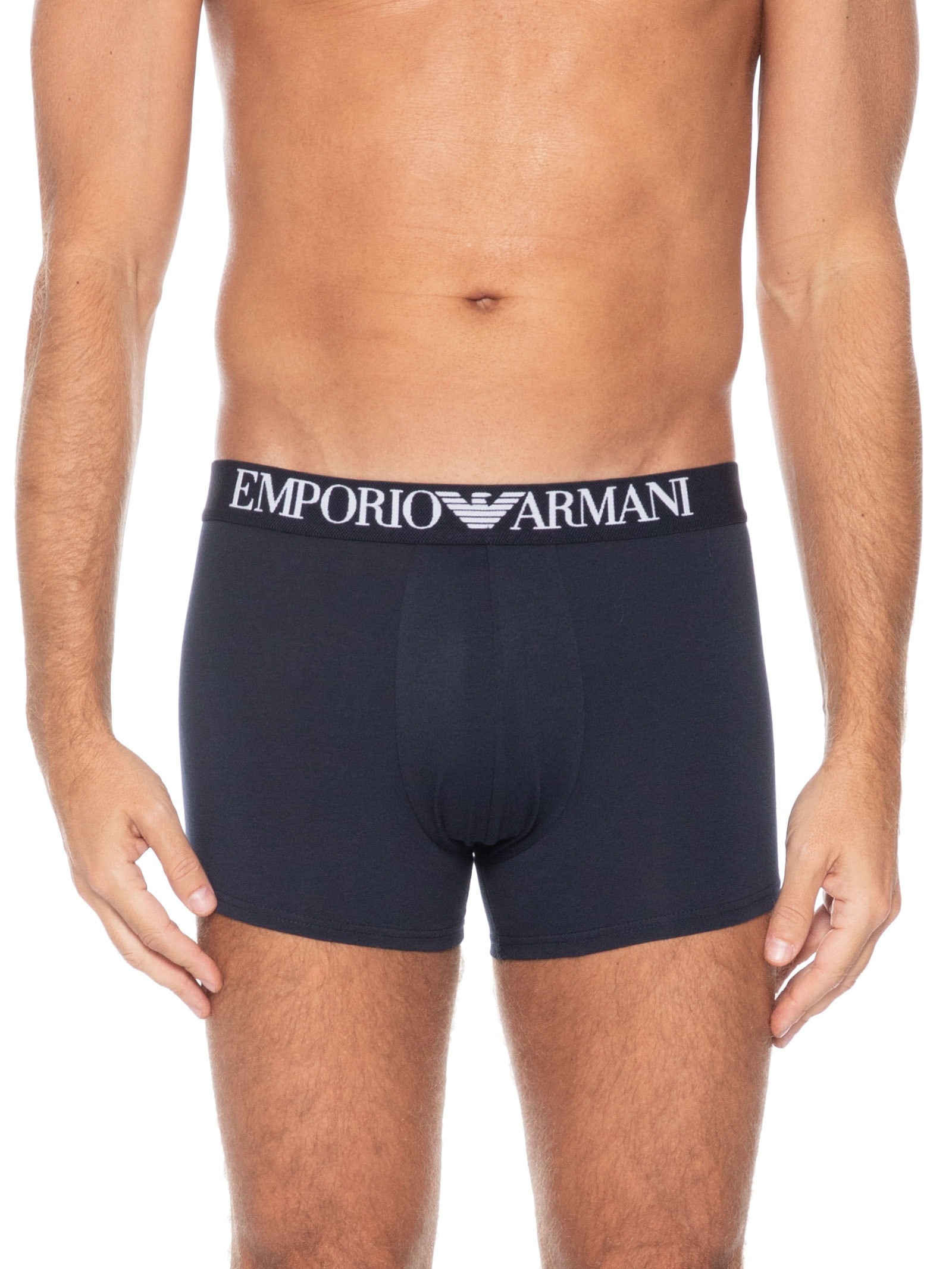 Kit Cuecas Trunk Logo Águia Azul Emporio Armani Bodywear