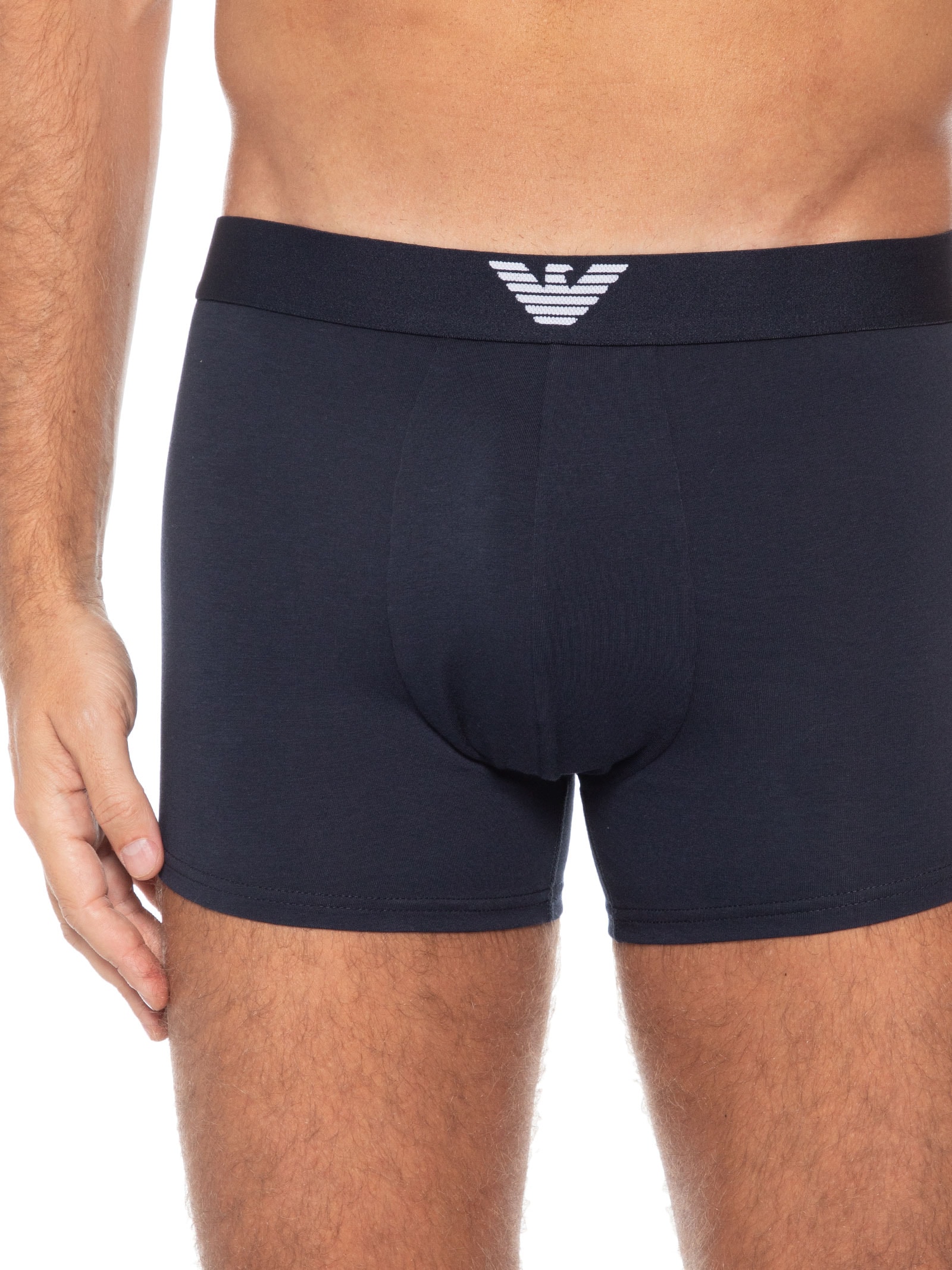 Kit Cuecas Trunk Logo Águia Azul Emporio Armani Bodywear