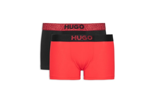 KIt Cuecas Trunk Twin Lurex G 2 Peças - Vermelho