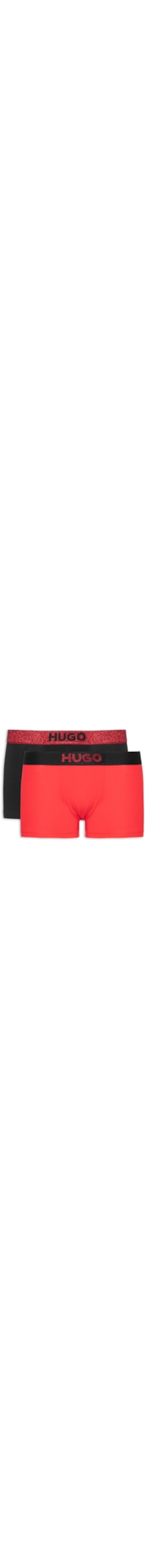 KIt Cuecas Trunk Twin Lurex G 2 Peças - Vermelho