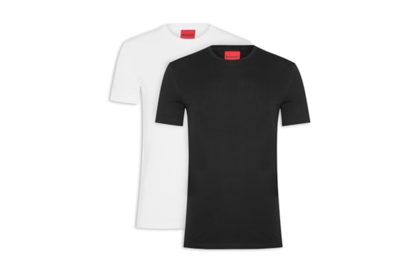 Kit De 2 Camisetas Masculina Manga Curta - Preto